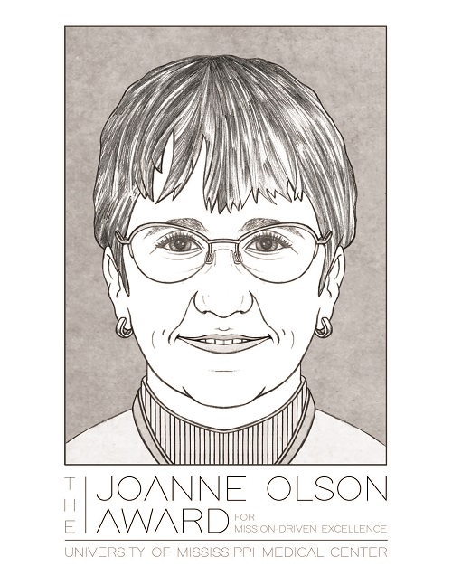 The Joanne Olson Award Plaque